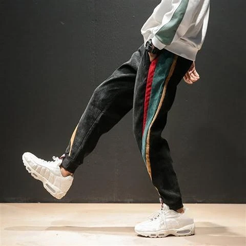 thumbnail image 1 of Pantalones deportivos Harem para hombre, nuevos artículos en algodón, pantalones deportivos holgados y ajustados para entrenamiento para hombre, pantalones holgados casuales de verano al por mayor, pa, 1 of 5