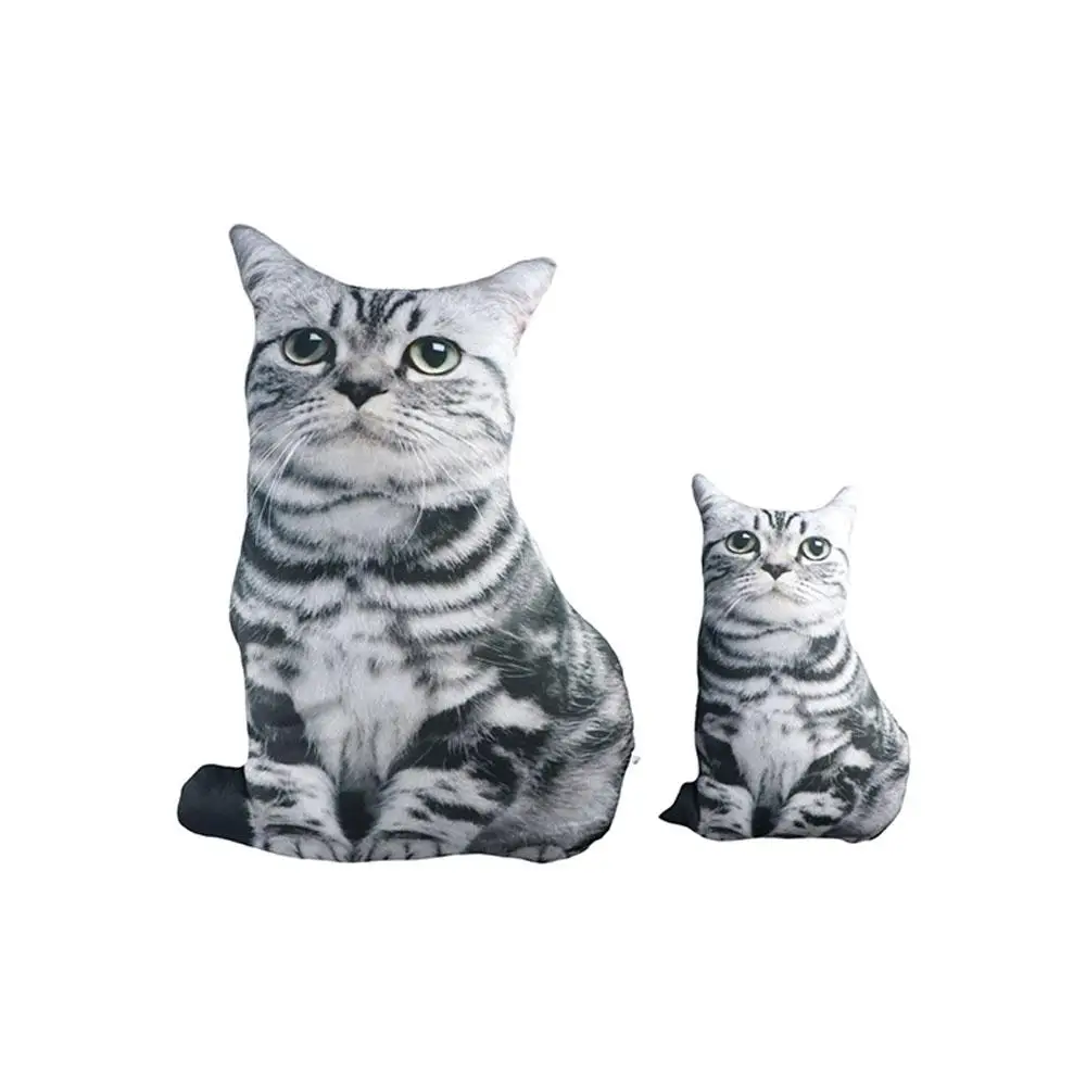 30/50cm 3D Home Decorative Simulation cat Bedding Napping Cat Shape Cushion Home Textile Pillow Throw pillow 2