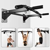 Wall-Mounted Pull-Up Bar-Drill Installation, Home Gym Equipment for Indoor Fitness, Chin-Up Bar for Strength Training （Black、） 1