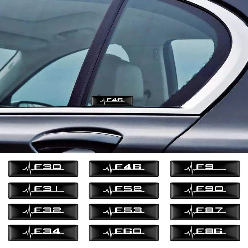 5Pc Car Interior Sticker Epoxy Emblem Adesivo Decorativo Per Bmw Performance E46 E90 E9 E30 E31 E32 E34 E36 E60 E39 E36 E9 Power