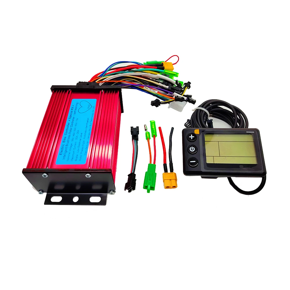 FCC BLDCコントローラーとLCDディスプレイ 36V 48V 52V 60V 72V 450W 500W 600W 25A 電動自転車/電動