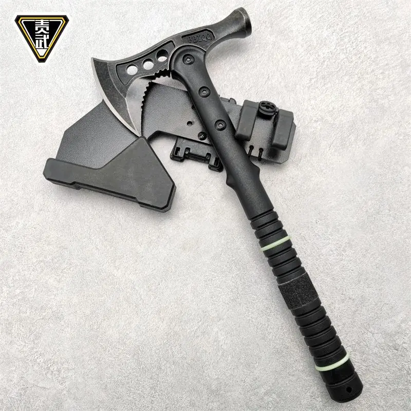 Outdoor Hammer Tactical Axe Set Quick Draw Self Defense Survival Equipment Camp Engineer Axe Steel Reinforced Hand camping hammer multi function tool self defense tools camping knives