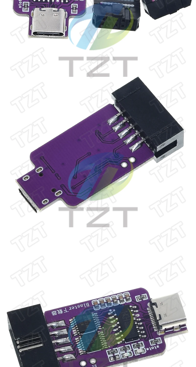 TZT 1/3 Stück DC 1,2V-3,3V Typ-C USB Blaster Downloader – Detail 5