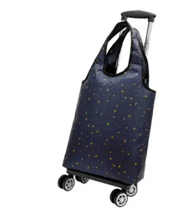 Equipaje de mano con ruedas para mujer, carrito para la compra_voghion.com