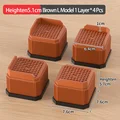 Brown M 4PCS