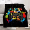 Bedding Gaming Throw Blanket Super Soft, Gamer Gift for Couch Sofa for For Kids Boys Teens Video Game 1