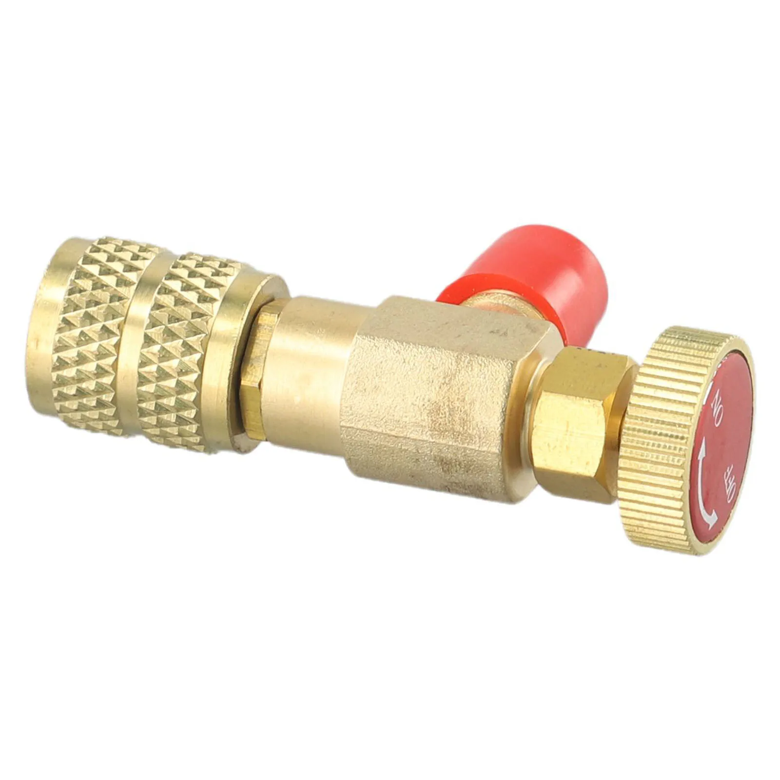 Refrigeration Tool Air Conditioning Safety Valve Adapter Fitting Refrigeration Charging Copper Adapter HS R410a R32 for R410A air conditioner accessories refrigerator valve air hose connector