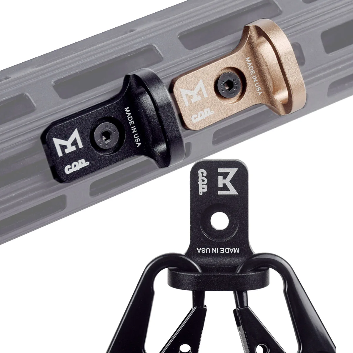

Tactical M-LOK Sling Mount Adapter CQB Shoulder Strap Bag Attachment Hook Sling Mount Front Sling Accessories
