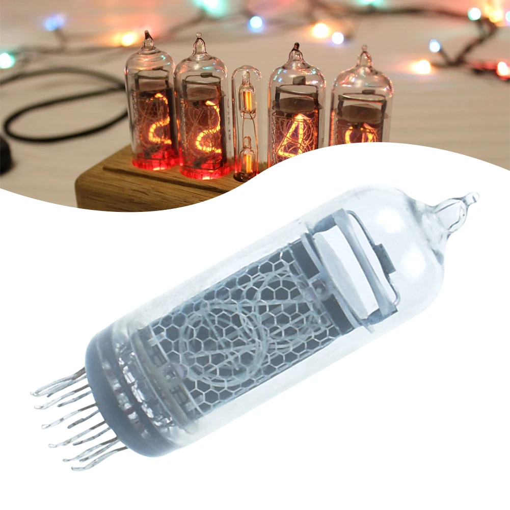 발광 튜브 형광 튜브, DIY 디지털 LED 시계 튜브, 시계 표시기용 시각 효과, IN-14