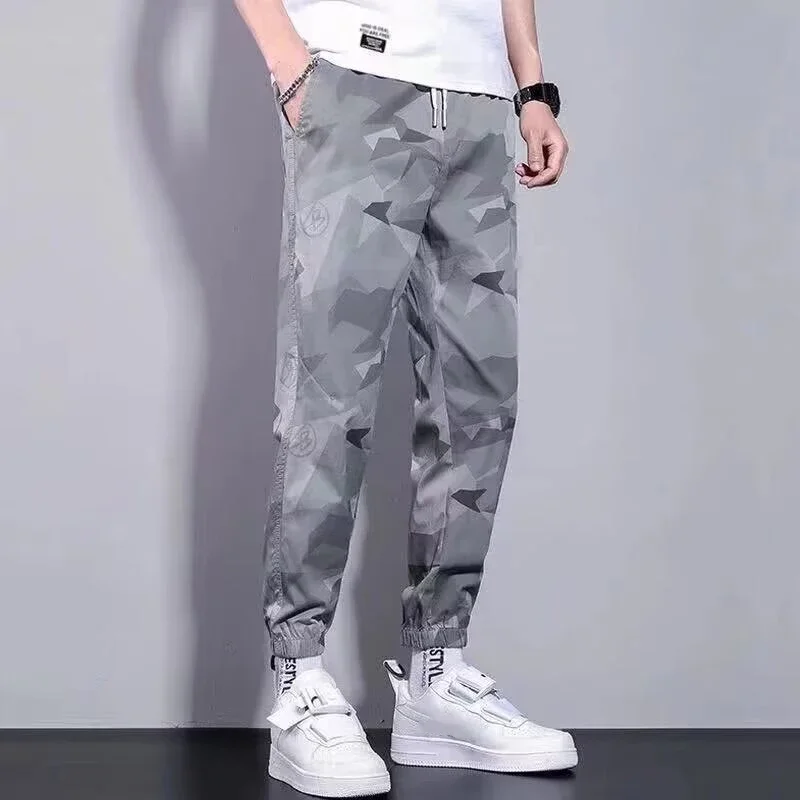 Pantaloni da Lavoro Mimetici da Uomo 2026, Casual Multitasche, Sottili Estivi, Slim Fit, Streetwear, per Jogging Outdoor - immagine 2