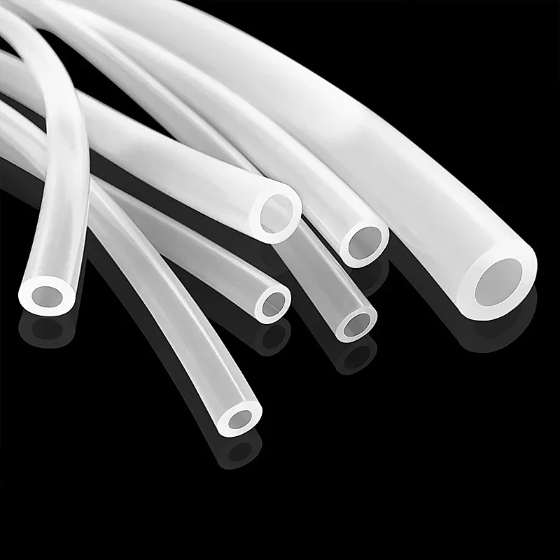 1M 3x4 Food Grade Transparent Silicone Rubber Hose ID 3mm OD 4mm Flexible Nontoxic Silicone Tube Clear