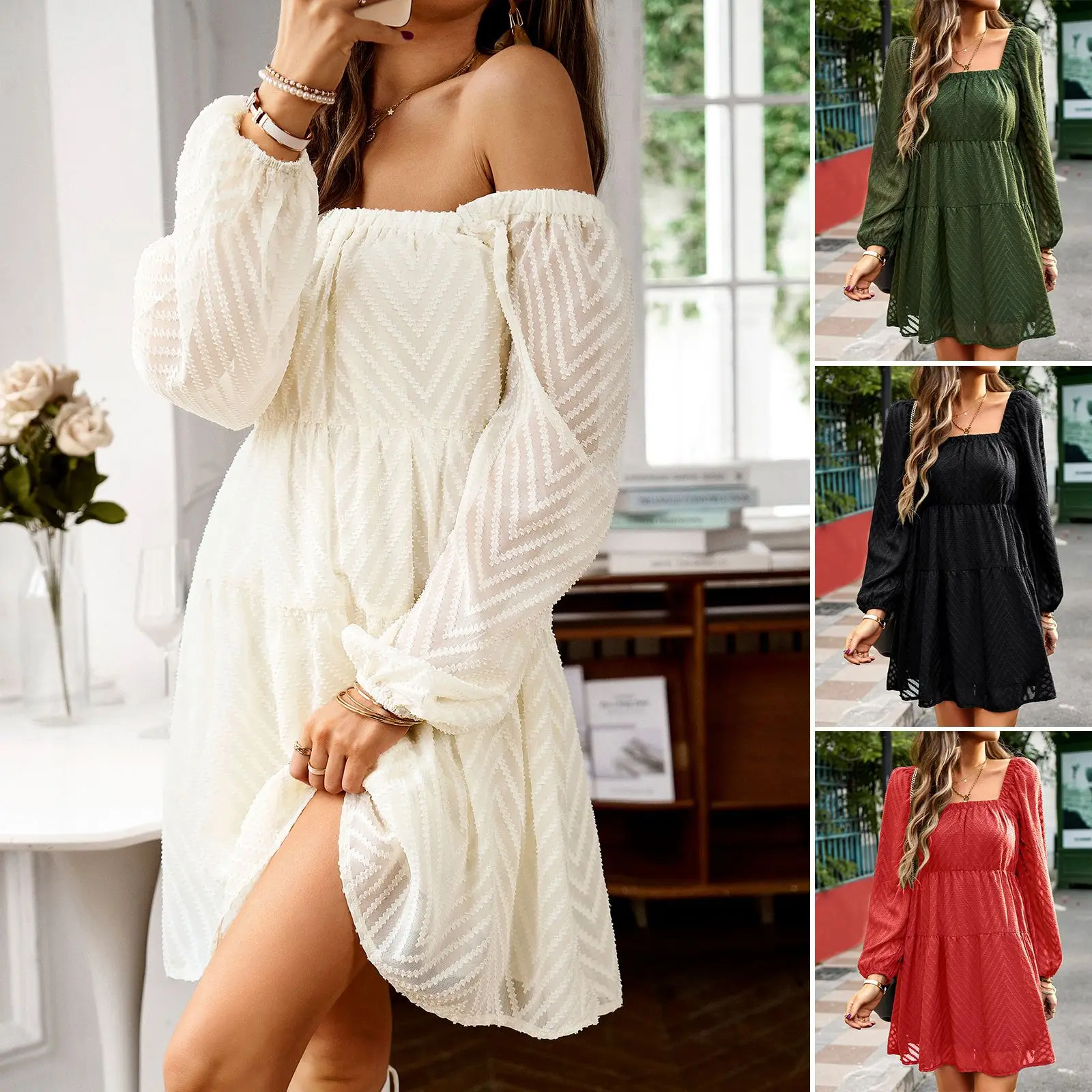 

New Fashion Dress Female Casual Women's Clothes Free Shipping