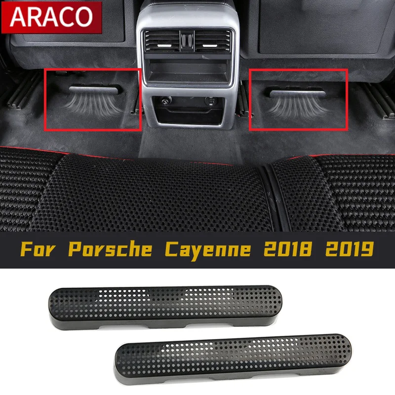 For Porsche Cayenne 2018 2019 Accessories 2pcs Car Under Seats Air
