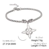 Dawapara – Bracelet à breloques avec nœud de sorcière pour femmes, amulette de Protection des nœuds celtiques, chaîne de perles en acier inoxydable, bijoux Wiccan de sorcellerie