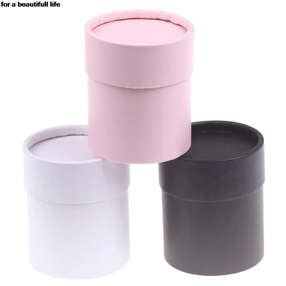 Portable Flower Box Gift Packaging Box Round Small Hug Bucket Storage Flower Cardboard Candy Mother Rose 1pc