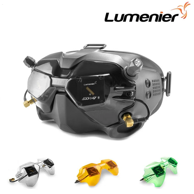 Lumenier Axii Hd V2 5.8Ghz Lhcp Rp-Sma Patch Parasole Antenna Con Micro Axii Hd 2 Stubby Antenna Combinata Set Per Dji Fpv Occhiali
