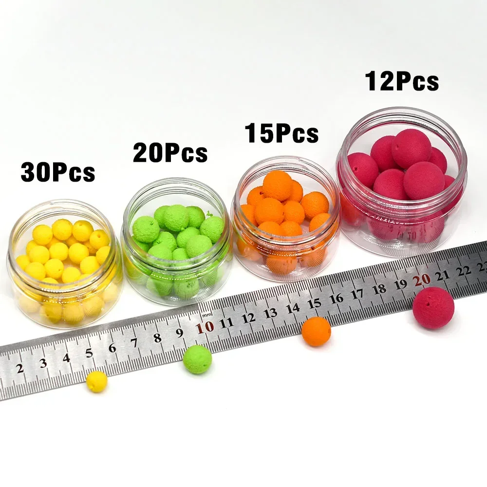 14mm Scented Carp Fishing Boilies - Floating Pop Up Bait 2PCS Purple