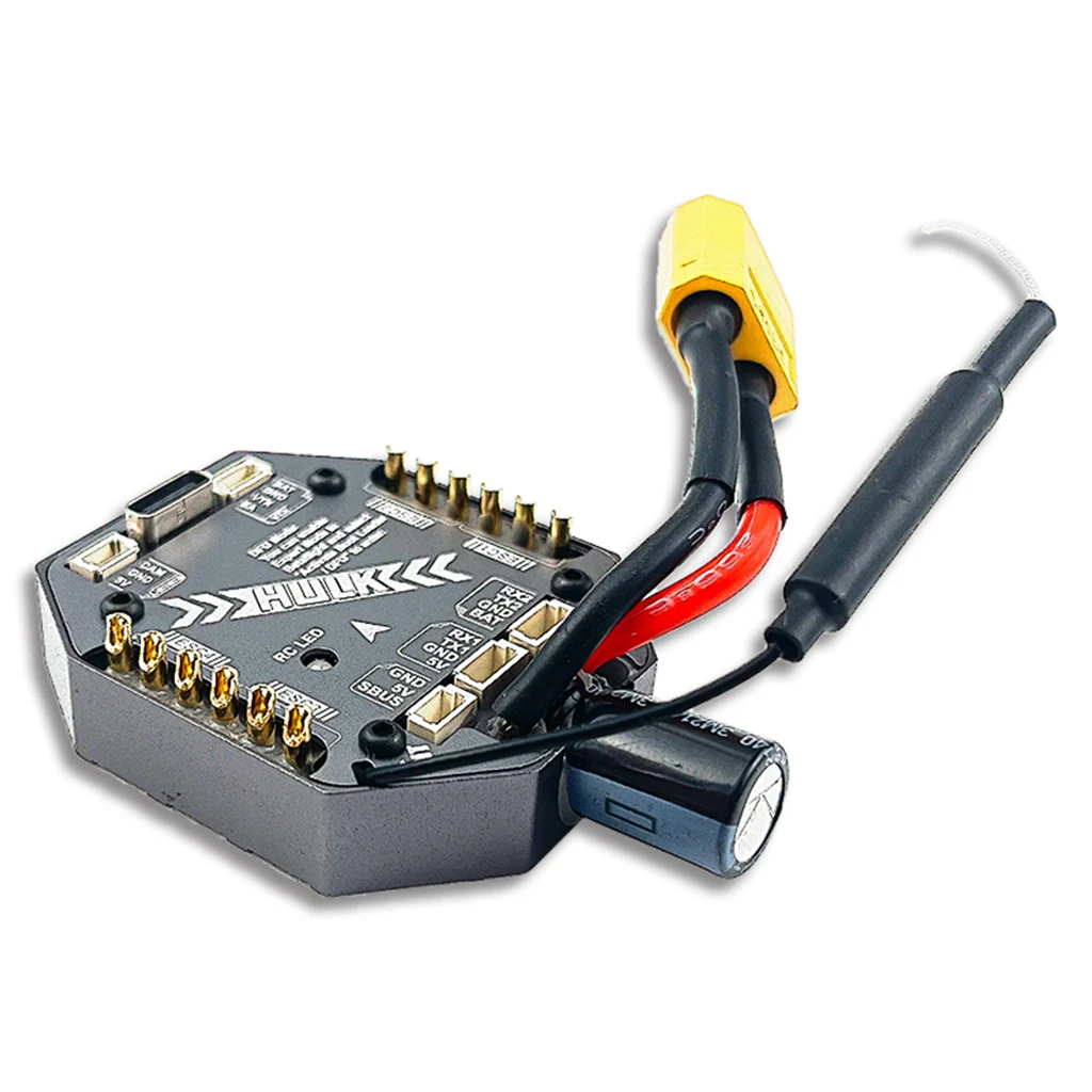 

DarwinFPV AIO Built-in F4113-6S 45A ESC ELRS 2.4GHz receiver For 2 FRAME For 4-5 Inch Quadcopter