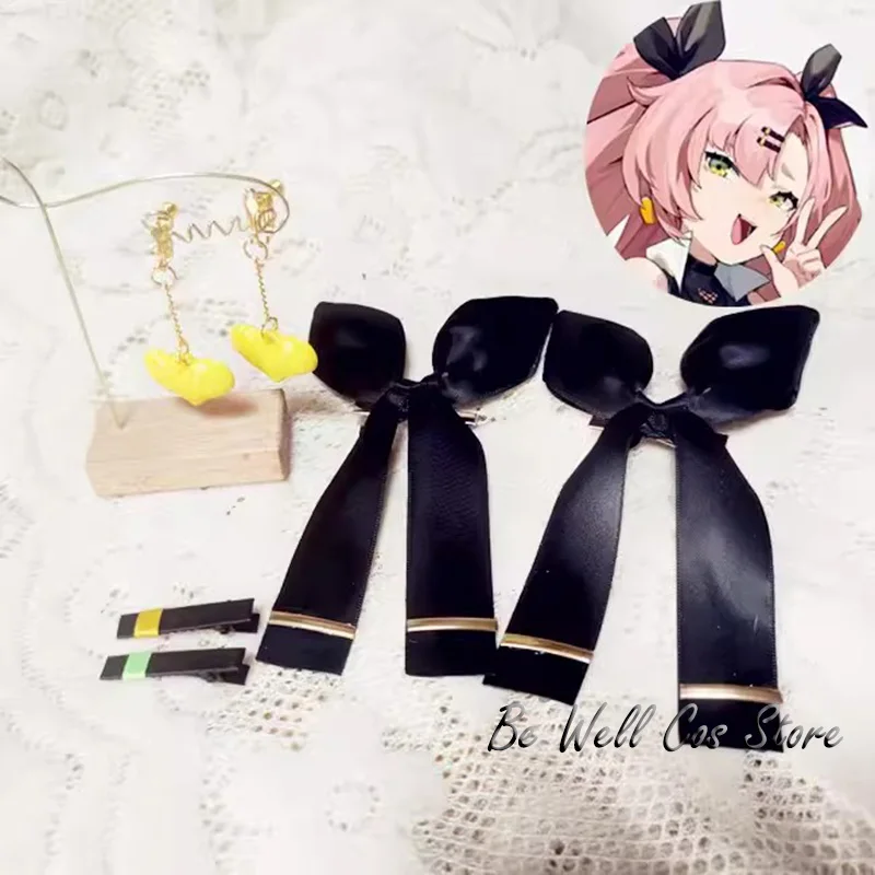 Nicole Demara Cosplay Ohrringe Kopfschmuck Spiel Zone Zero Gelb Ohr Rolle Halloween Frauen Männer Outfit Party Requisite 1