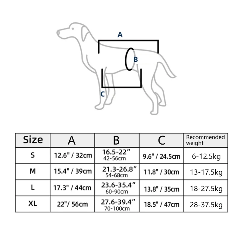 Dog Body Support Dog Lift Harness for Injured Elderly Dogs Disabled Pet Supplies 2