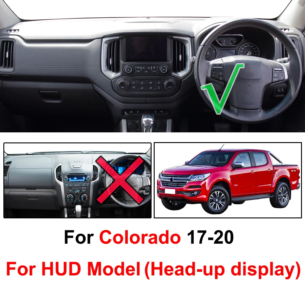 OEMASSIVE Dashboard Cover For Holden Colorado-Dash Cover Mat Dashmat Dash Board Pad Sun Shade Carpet