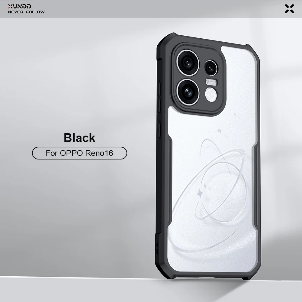 XUNDD Shockproof Protective Phone Case - Full Protection PC+TPU, Anti-Drop & Wear-Resistant Cover