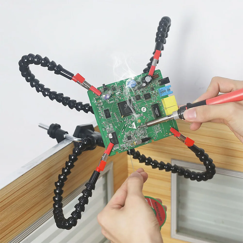 ABS Metal Soldering Third Hand Tool with Flexible Arms for Electronics Repair