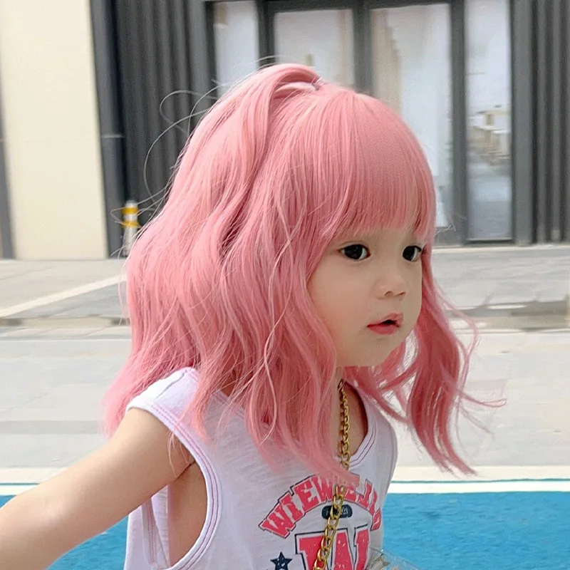 Wig Pink Halloween Costume Wig For Girls Long Pink Wavy Wig For Descendants 3 Audrey Mal Costume - Girls Cosplay & Halloween Wig With Tags Girls Costume Wig Halloween Perücke