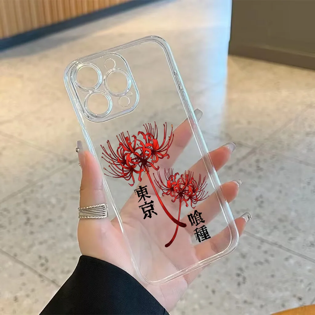 Stylish Clear Back Tokyo Ghoul Anime Phone Case