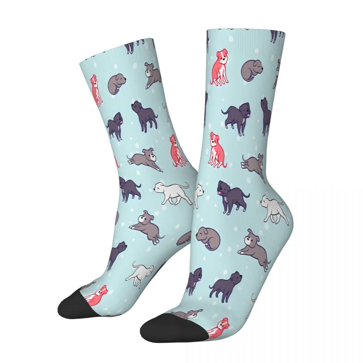 

Staffie Bull Terrier Socks Male Mens Women Spring Stockings Polyester
