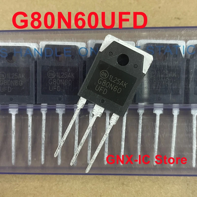 10 pces 50 pces original a granel novo g80n60ufd sgh80n60ufd g80n60 TO