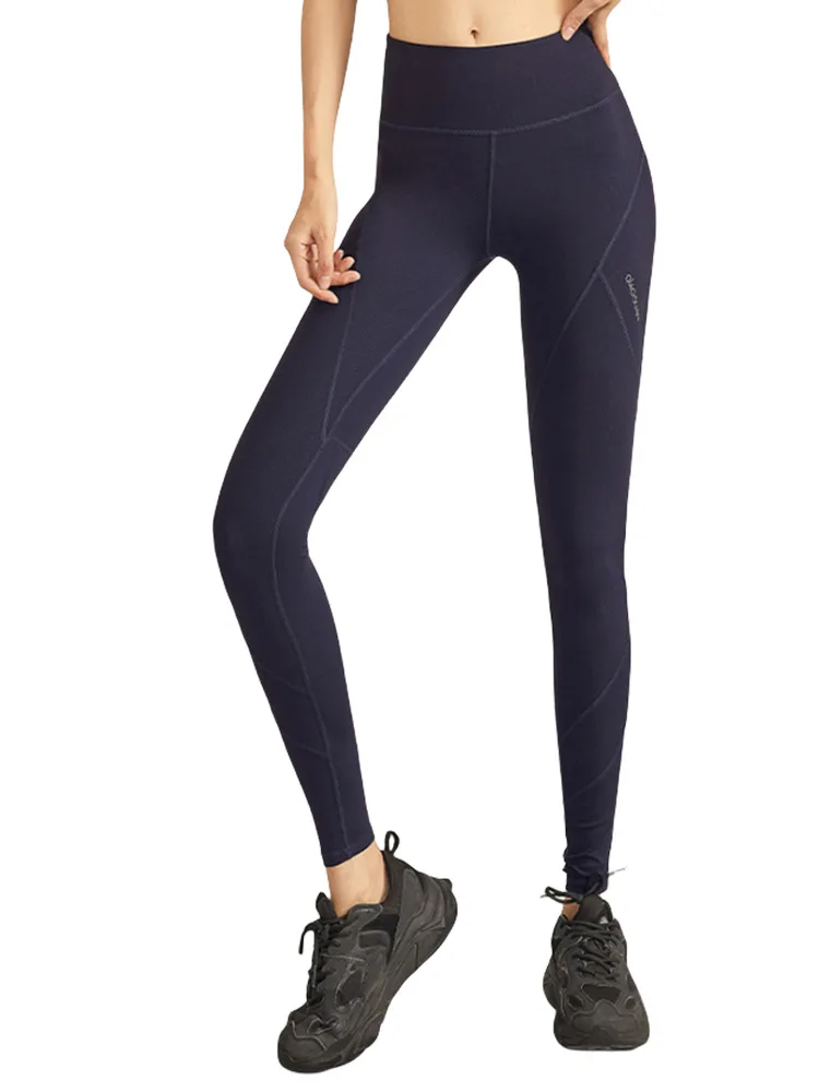 High-waisted hip lift fitness pants Running exercise quick-drying Yoga pants Women's Slim-fit yoga tight workout