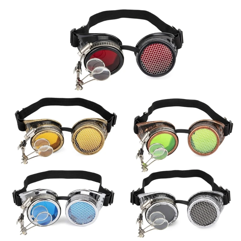 

Mens Steampunk Goggles Vintage Sunglasses Goggles Punk Glasses Gothic Glasses
