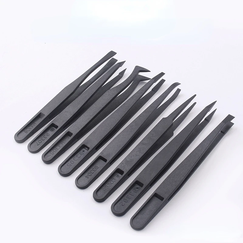 Anti-static Plastic Tweezers Hard Plastic Tweezers Electronic Component Picker Multi-purpose Industrial 3pcs/lot tweezer tool,esd anti static tweezers