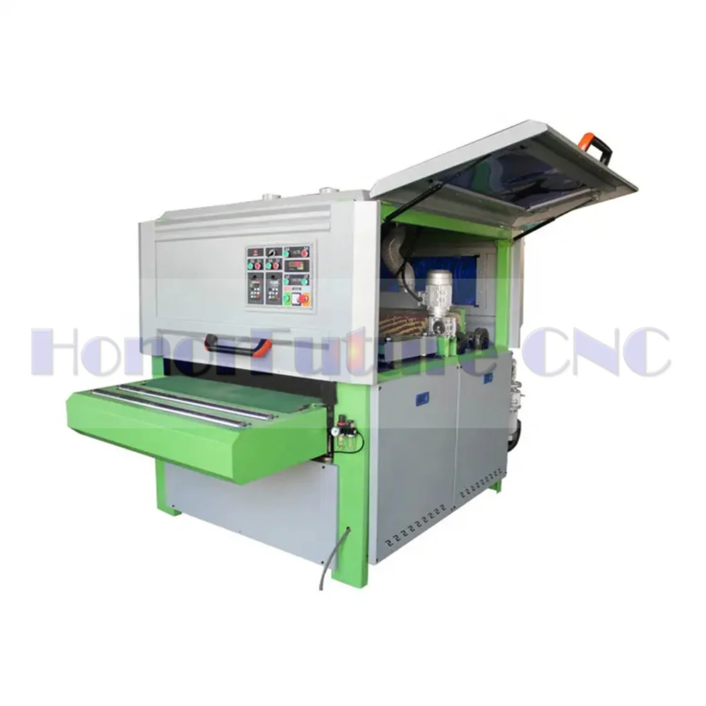 1000Mm Wide Belt Sander Grinder Woodworking Machinery Wood Polishing Machine Price 2