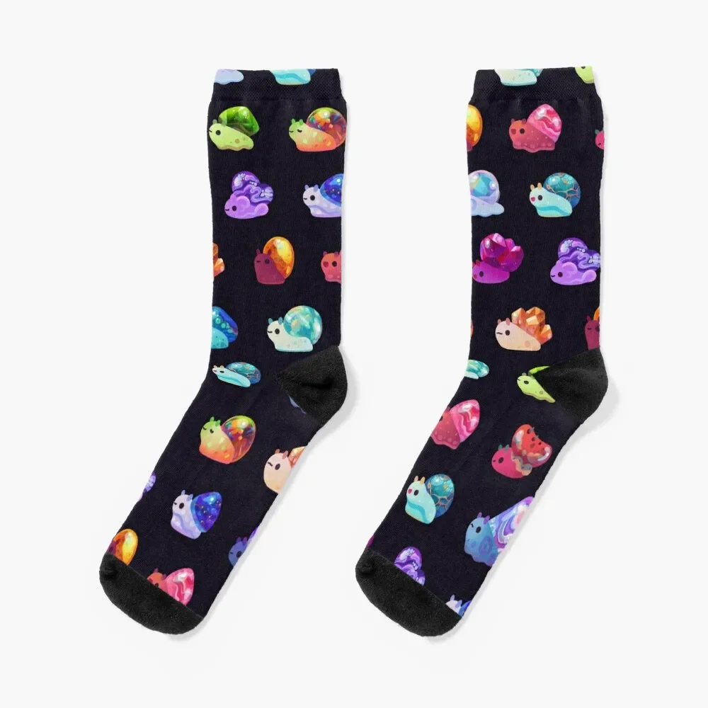 

Jewel Snail Socks christmas gift Rugby retro Mens Socks Women's