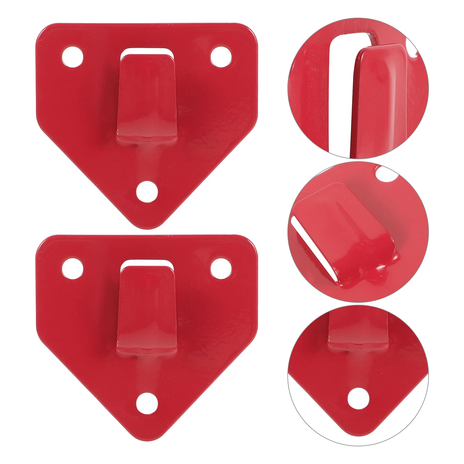 

8 Pcs Fire Extinguisher Hanger Bracket for Wall Mounting Hook Household Holder Iron Home