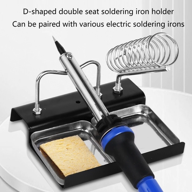 Soldering Iron Holder Soldering Iron Rests Double Rack for DIY Enthusiasts