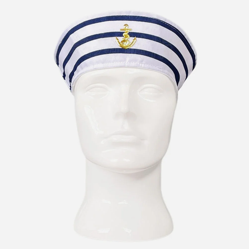 

Sailor Hat Captains for Men Boating Prop Adult Hats Party Decor Costume Decoration Has