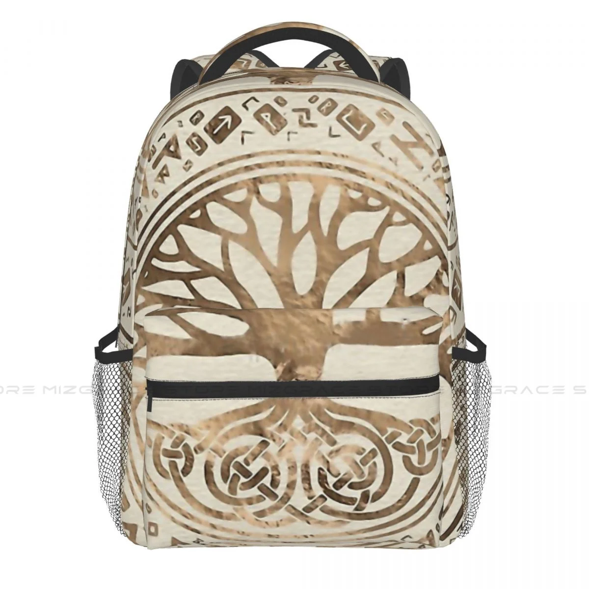 

Tree Of Life Yggdrasil Runic Backpack for Girls Boys Viking Travel Rucksack Daypack for Teenage School Laptop