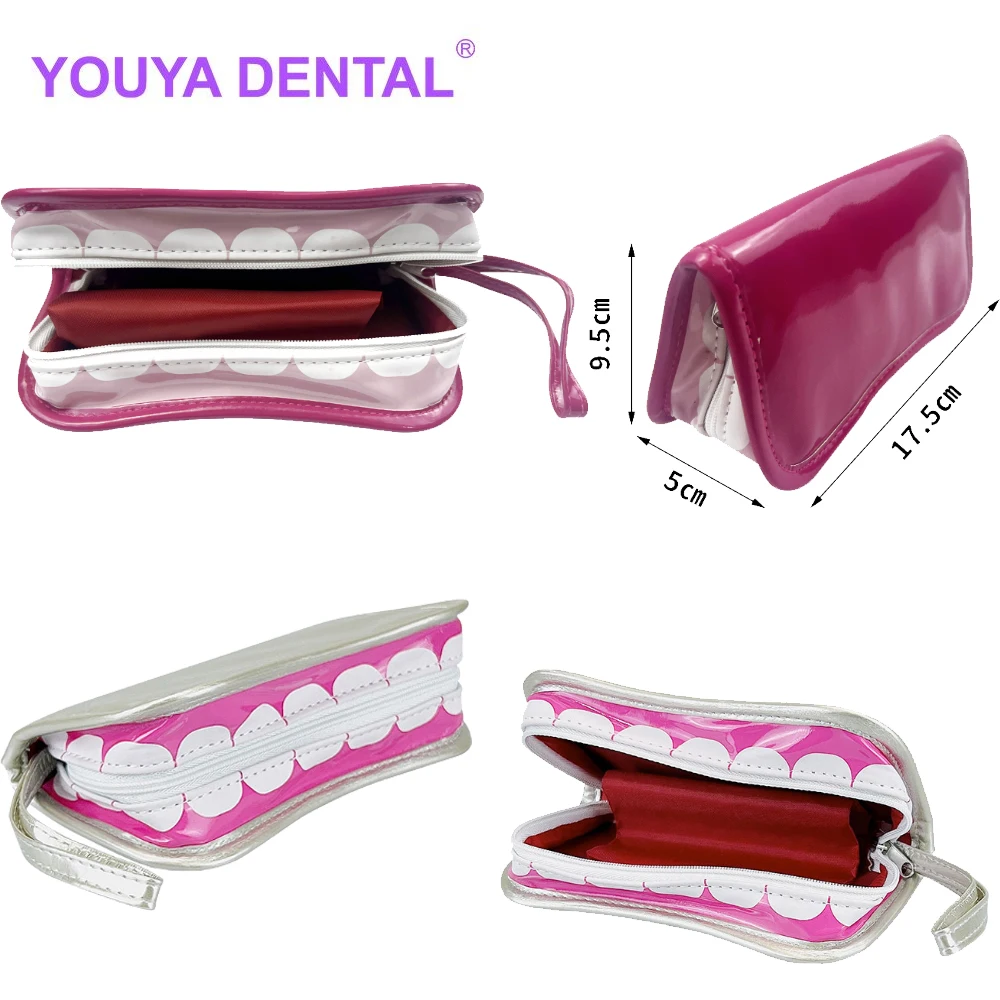 Cute Tooth Shaped Women Lady Purse Organizer Short Wallet Zipper Storage Case Girl Money Coin Bag Makeup Bags Key Container