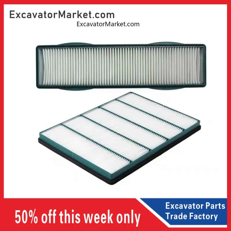 

For excavator For Volvo EC200D 250D 300D 350D Excavator Air Conditioning Filter Screen Grille