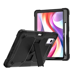 Durable Protective Tablet Case with Stand Cover and Pen Slot for Idea Tab 11inch 2025 (Black)