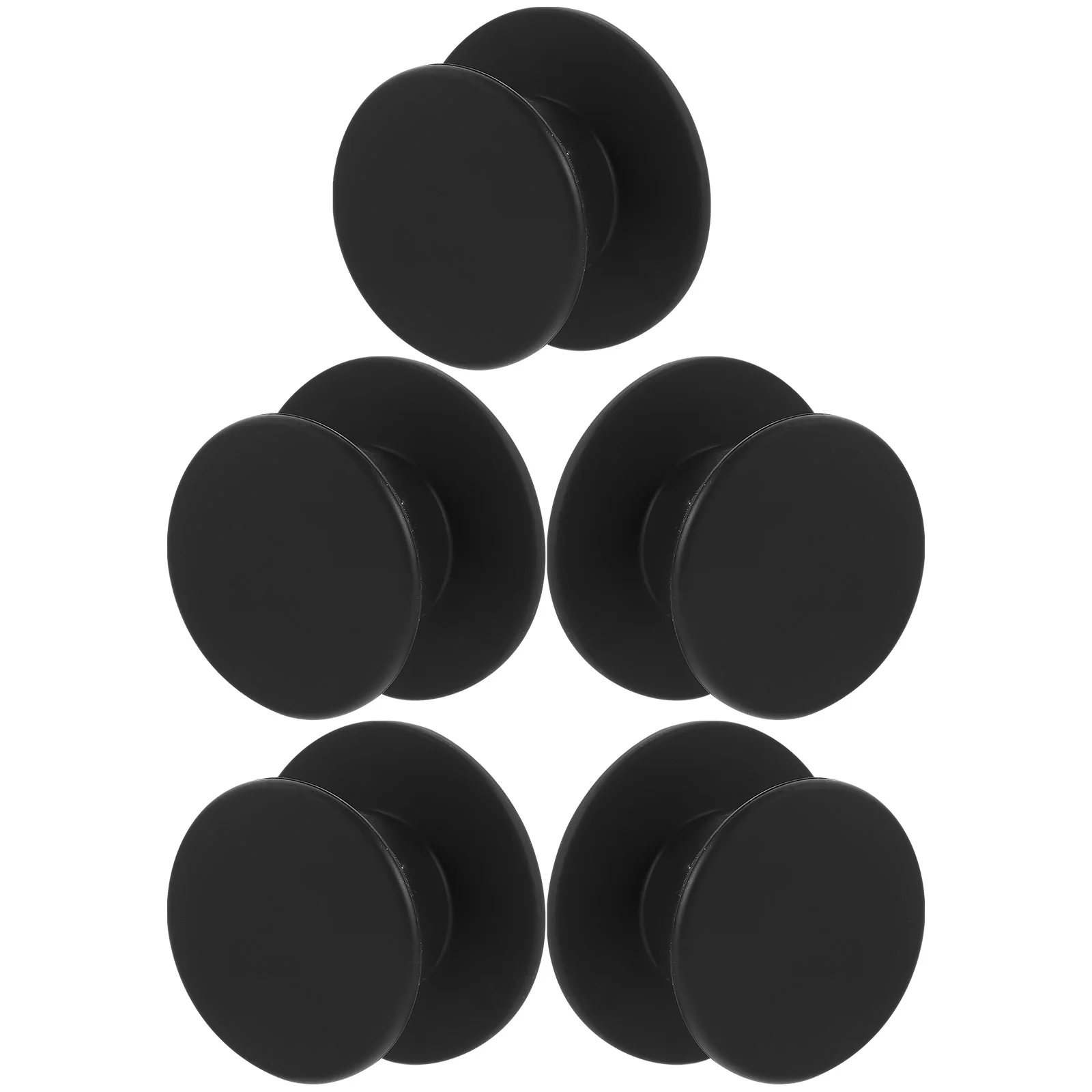 5 Pcs Silicone Pot Lid Top Bead Firm Handle Universal Glass Cover Knob with Screw