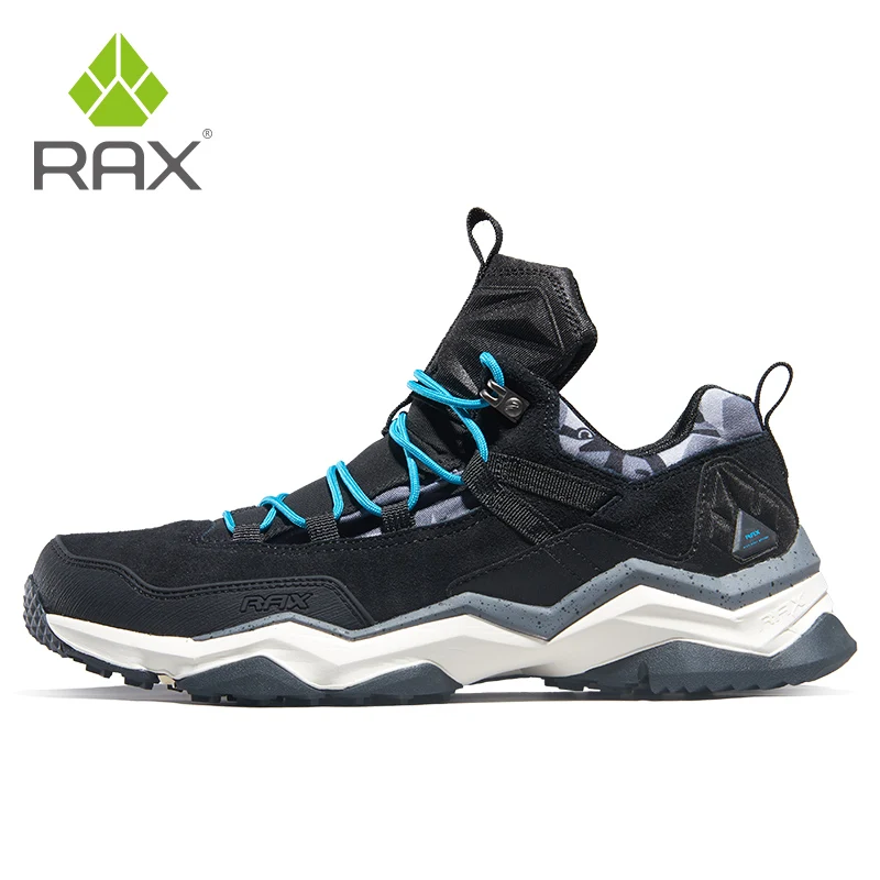 

Rax Hiking Shoes Men Waterproof Trekking Shoes Lightweight Breathable Outdoor Sports Sneakers for Men Climbing Leather Shoes