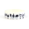 1PC 10M Decorative Cute Black and White Mushrooms Set Washi Tape for Planner Scrapbooking Masking Tape Journal Stationery 2