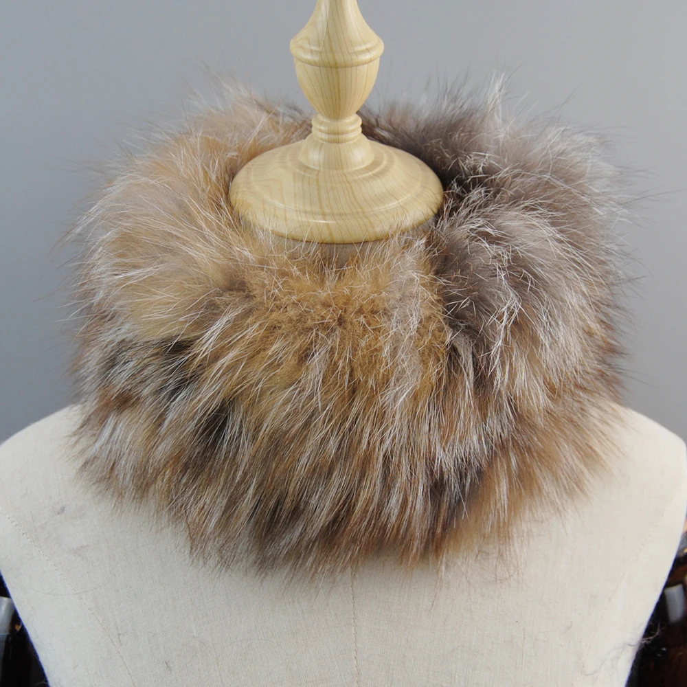 2025 Women&rsquo;s Winter Warm Real Fox Fur Scarf Fur Headbands Fox Scarves Luxury Neck Warmer Good Elastic Natural Mufflers rabbit fur scarf