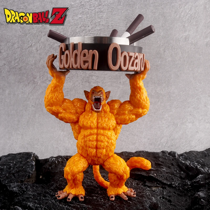 Dragon Ball Z Great Ape Vegeta Posacenere Super Saiyan Goku Gorilla Orangutan Figura Pvc Anime Figure Car Decoration Model Toy Gift