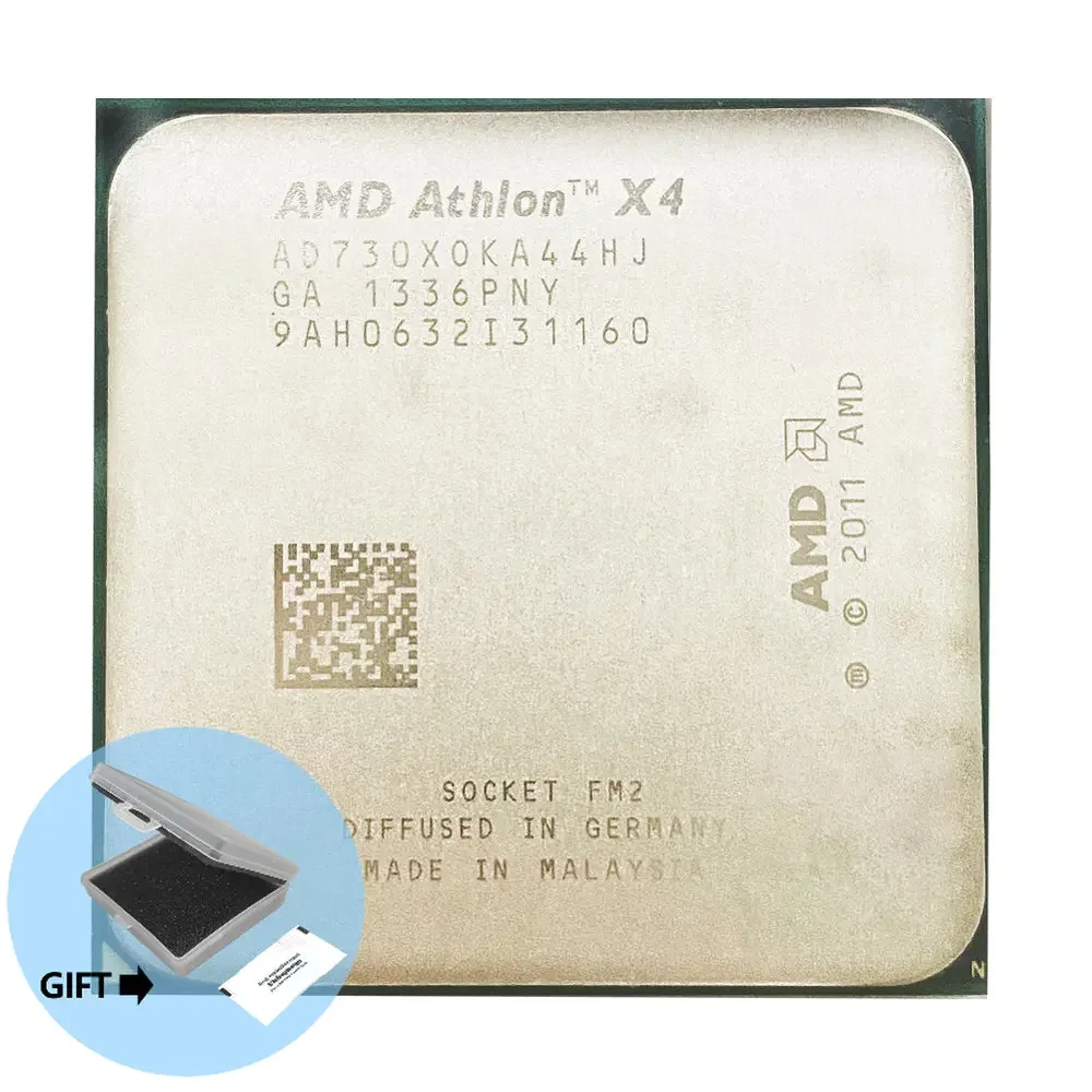 

AMD Athlon X4 730 2.8 GHz Quad-Core CPU Processor AD730XOKA44HJ Socket FM2