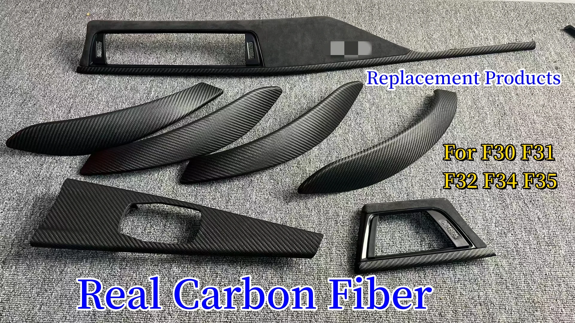 リアルカーボンファイバーインテリアアクセサリーパーツトリム BMW 3 4